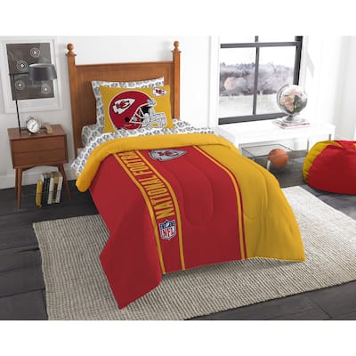 The Northwest Company NFL Kansas City Chiefs Twin 5-piece Bed in a Bag with Sheet Set