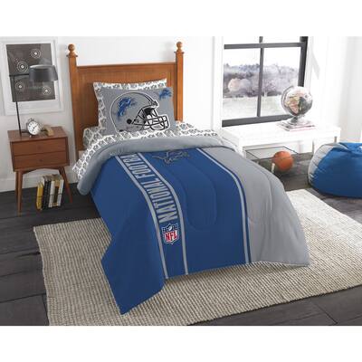 The Northwest Company NFL Detroit Lions Twin 5-piece Bed in a Bag with Sheet Set