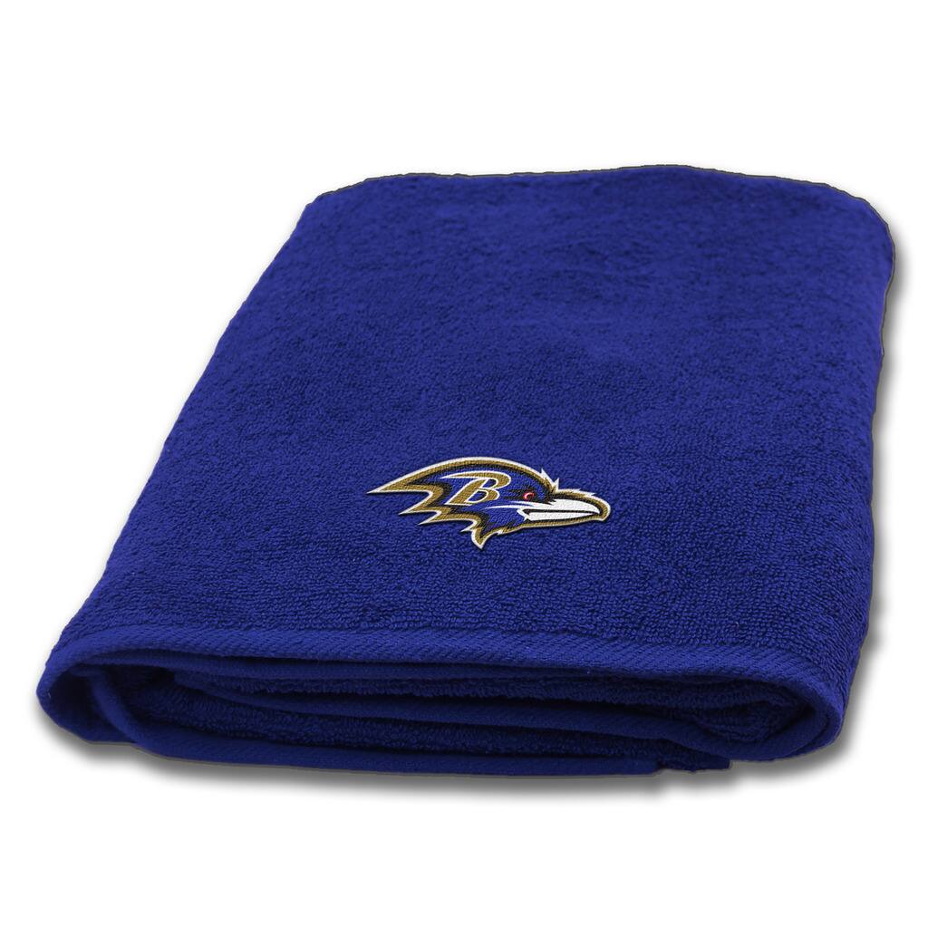 NFL 973 Ravens Bath Towel 25x50 - 25" x 50"