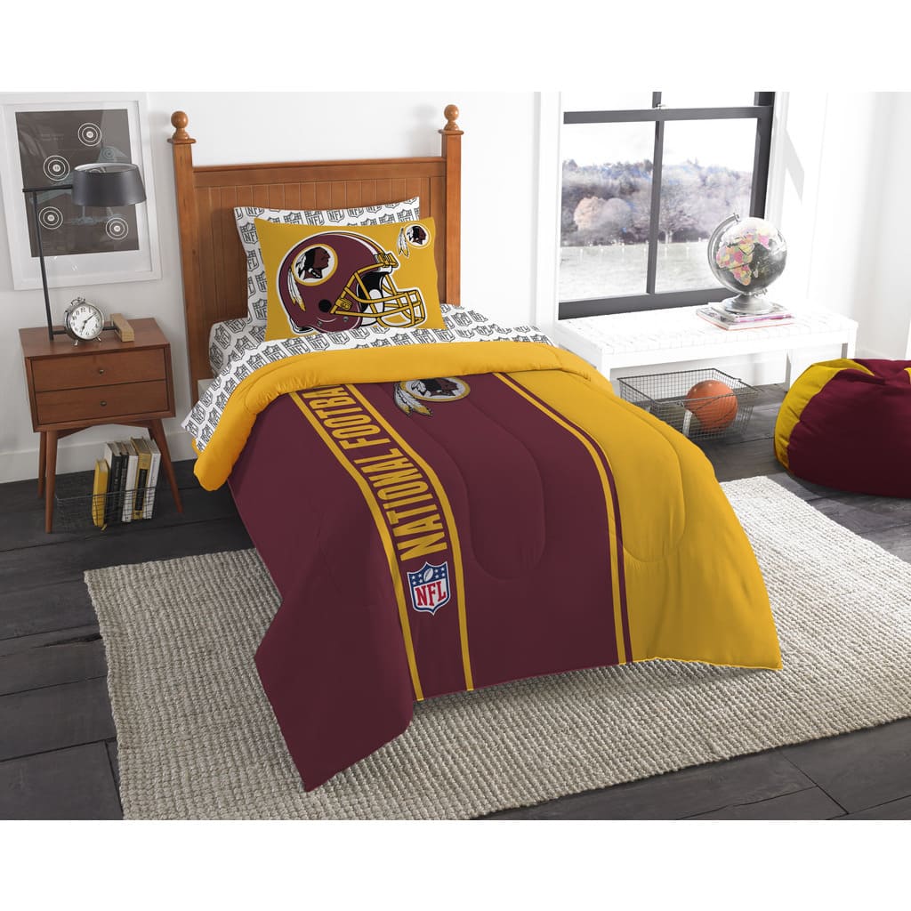 The Northwest Company NFL Washington Redskins Twin 5-piece Bed in a Bag with Sheet Set