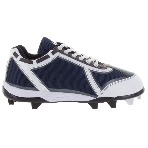 navy molded baseball cleats