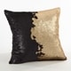 preview thumbnail 3 of 38, Sirun Collection Sequin Mermaid Design Poly Filled Throw Pillow