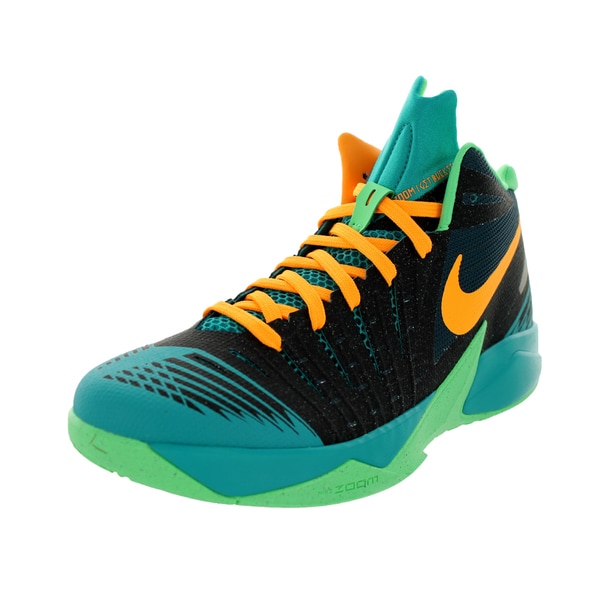 Nike Men's Zoom I Get Buckets Red Leather, Mesh Basketball Shoes Free