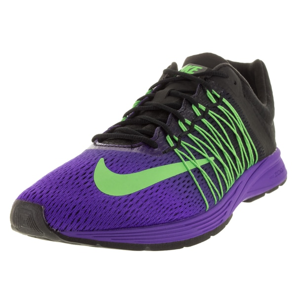 Nike Men's Air Zoom Streak 5 Fierce Purple, Green, and Black Mesh ...