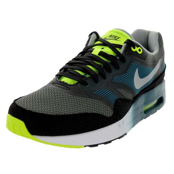 nike men's black mesh running shoes