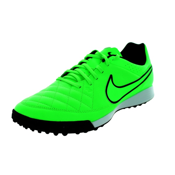 leather turf soccer shoes