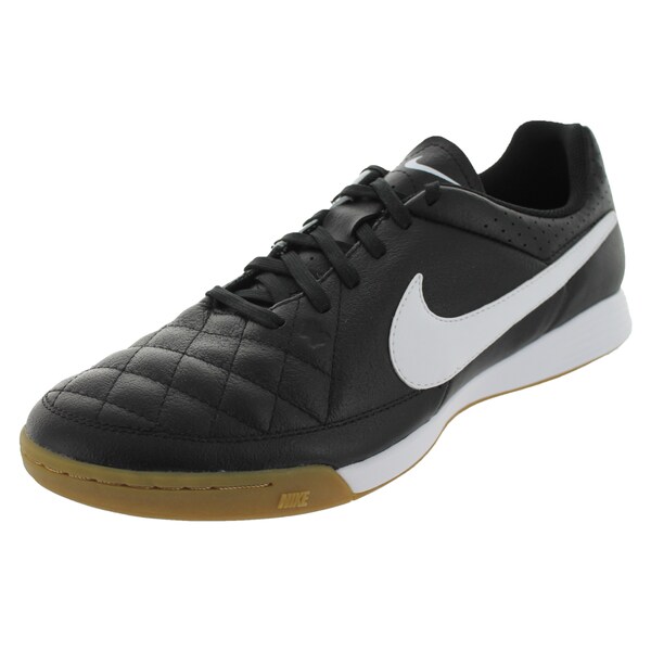 nike tiempo black indoor