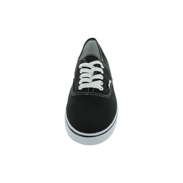 vans black authentic lo pro trainers