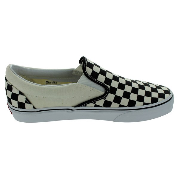checkered canvas shoes