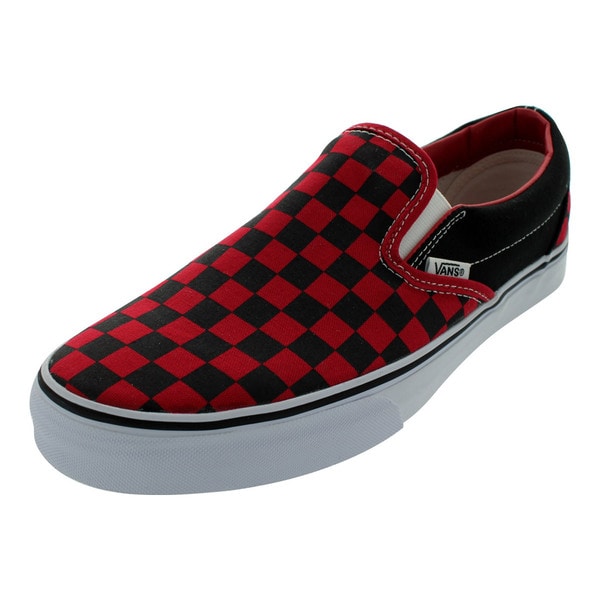 Shop Vans Classic Slip-on Formula One Black Checkerboard Skate Shoes ...