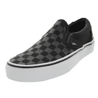 Vans Classic Slip-on Formula One Black Checkerboard Skate Shoes - Free ...
