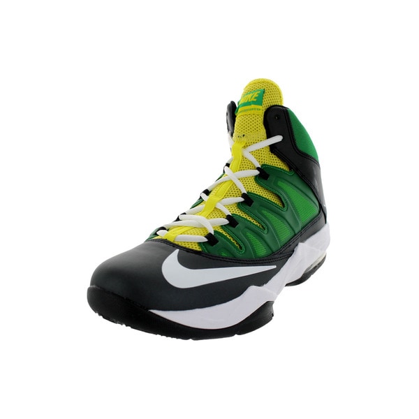 green and yellow nike basketball shoes