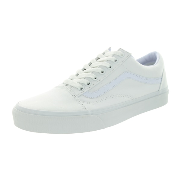 vans canvas old skool true white