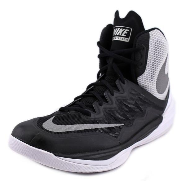 Nike Men's Prime Hype DF II Black/ Silver/ White Synthetic/ Leather ...