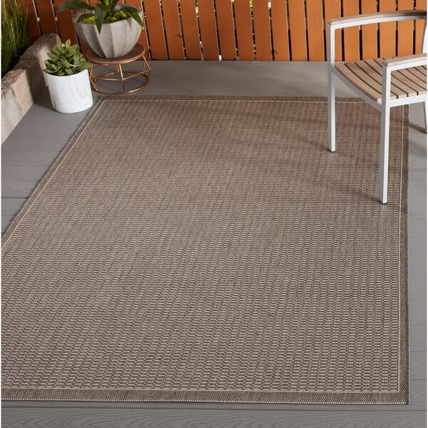 Couristan Recife Checkered Field Indoor/Outdoor Area Rug | Hayneedle