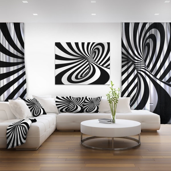BLACK /& WHITE SWIRL ABSTRACT MODERN WALL ART CANVAS PRINT PICTURE READY TO HANG
