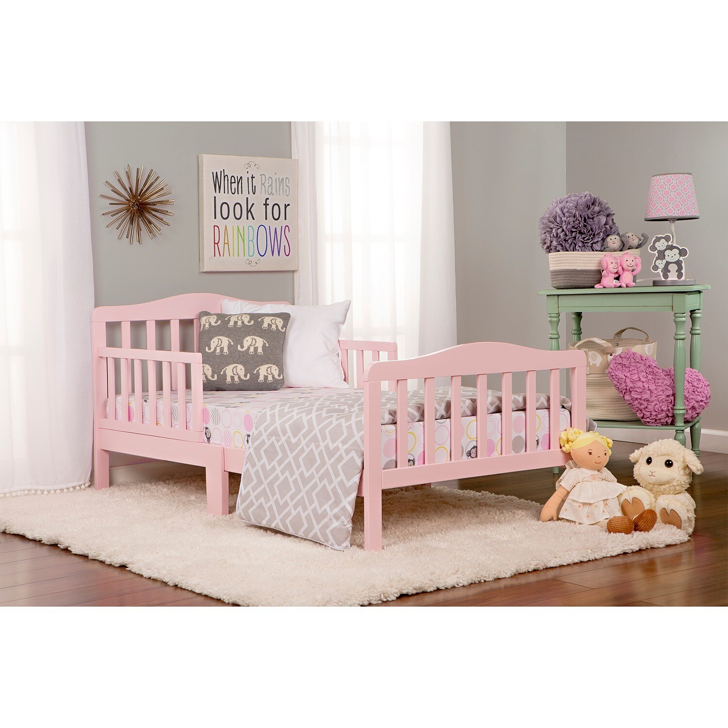 dream on me toddler bed with drawer