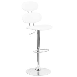 Porch Den Stonehurst Novelda Vinyl Chrome Adjustable Height Bar Stool Porch Den Stonehurst Novelda Vinyl Chrome Adjustable Height Bar Stool