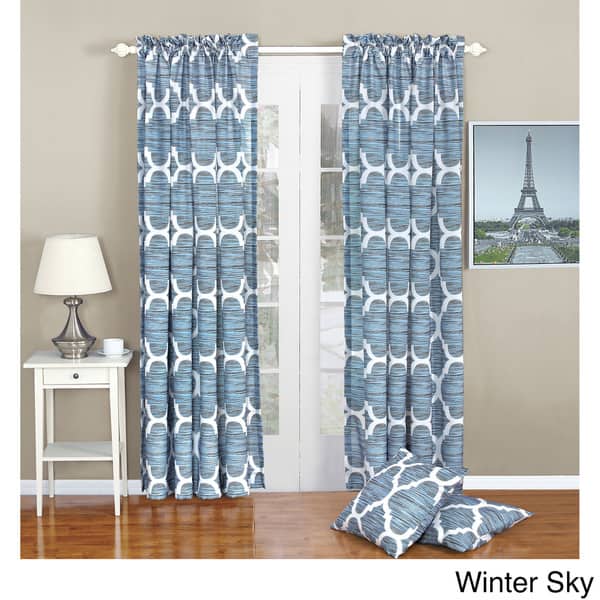 Shop Serenta Honor Curtain Panel Pair With Coordinating Throw