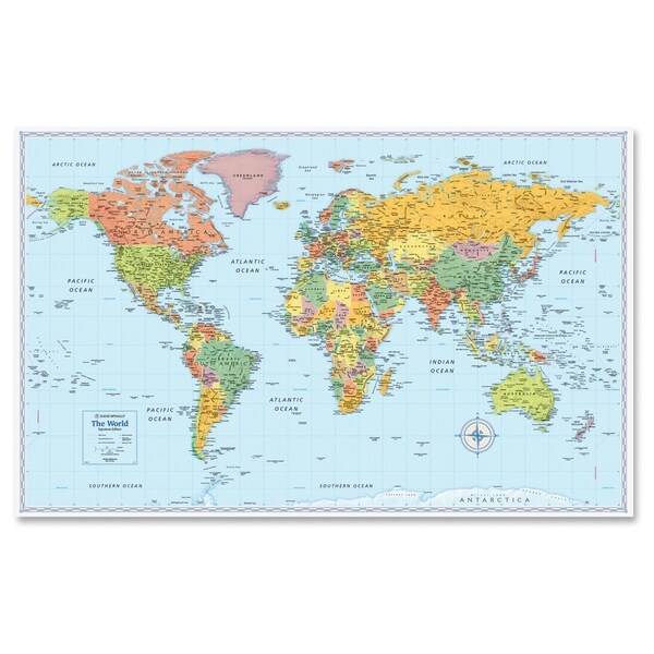 Top Product Reviews for Rand McNally World Wall Map - Multi - 12120929 ...