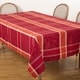 preview thumbnail 2 of 1, Pumpion Collection Plaid Design Tablecloth 50 x 70 - Rectangle