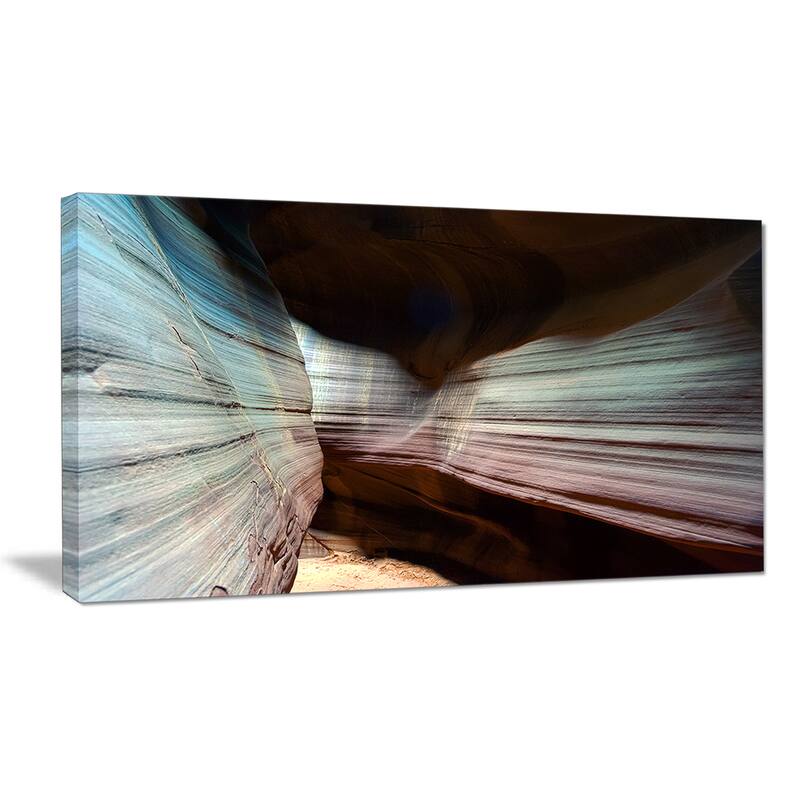 Antelope Canyon Arizona - Landscape Photo Canvas Art Print - Brown