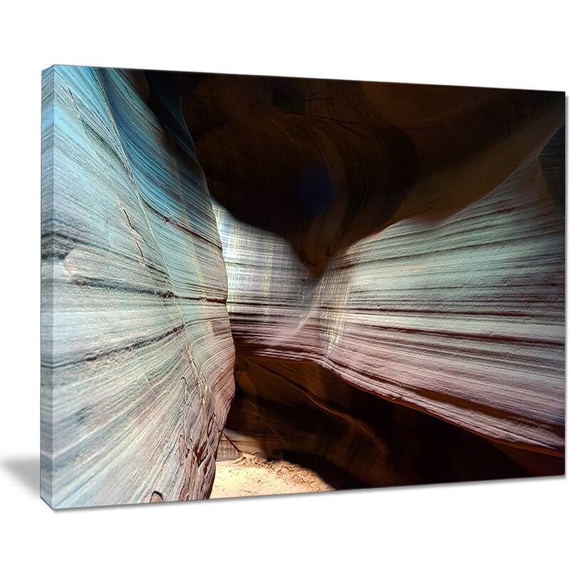 Antelope Canyon Arizona - Landscape Photo Canvas Art Print - Brown