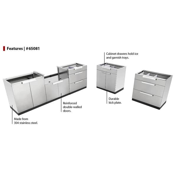 Shop Newage Products Stainless Steel Outdoor Kitchen Cabinets