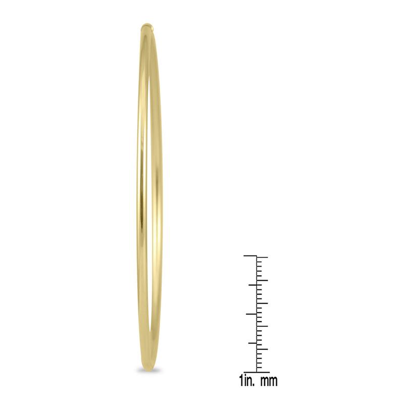 Marquee Jewels 14k Yellow Gold 70-millimeter Endless Hoop Earrings