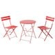 preview thumbnail 8 of 11, Grand Patio Steel 3-piece Outdoor Folding Bistro Table Set
