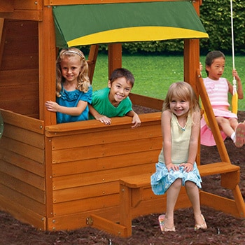 cedar summit forest hill retreat swing set f23180