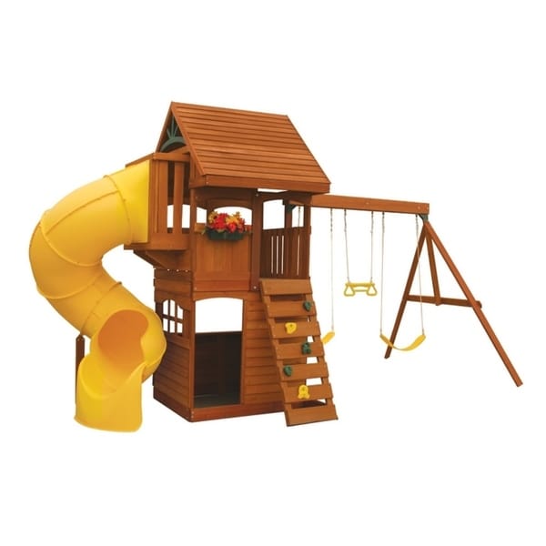 grandview deluxe wooden playset