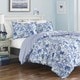 preview thumbnail 1 of 4, Poppy & Fritz Brooke Cobalt and White Paisley Cotton Duvet Cover Set