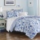 preview thumbnail 4 of 4, Poppy & Fritz Brooke Cobalt and White Paisley Cotton Duvet Cover Set