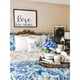 preview thumbnail 6 of 4, Poppy & Fritz Brooke Cobalt and White Paisley Cotton Duvet Cover Set