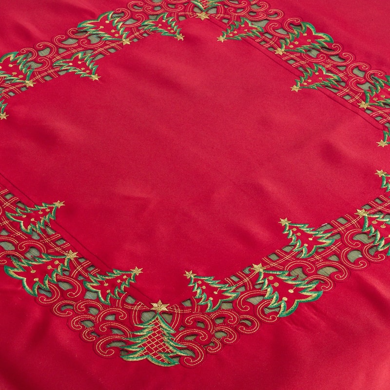 Pandora Collection Holiday Christmas Tree Tablecloth