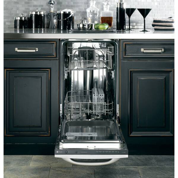 Shop Ge Stainless Steel 18 Inch Fully Integrated Dishwasher
