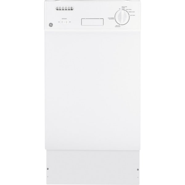 ge 18 inch dishwasher white