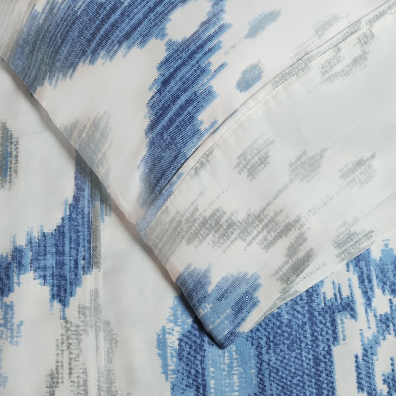 Superior 300 Thread Count Deep Pocket Printed Cotton Sheet Set
