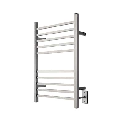 Radiant Square Hardwired Heated Towel Warmer Rack - 150W, 1.3A, 120V