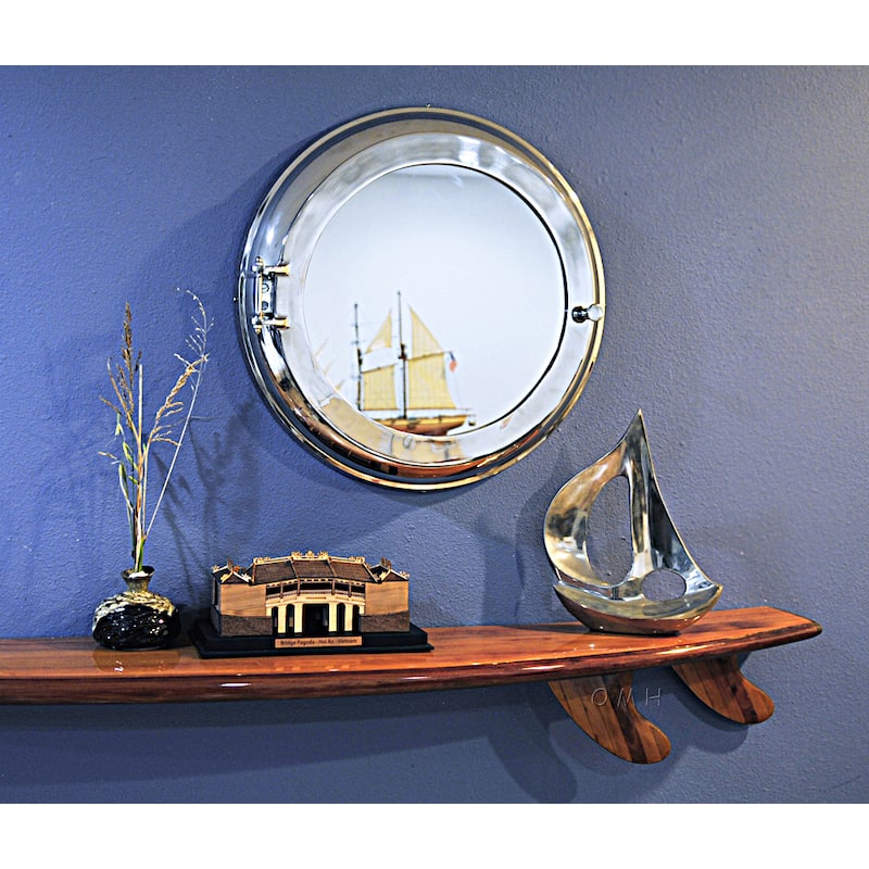 Aluminum Wall Mirror with Storage