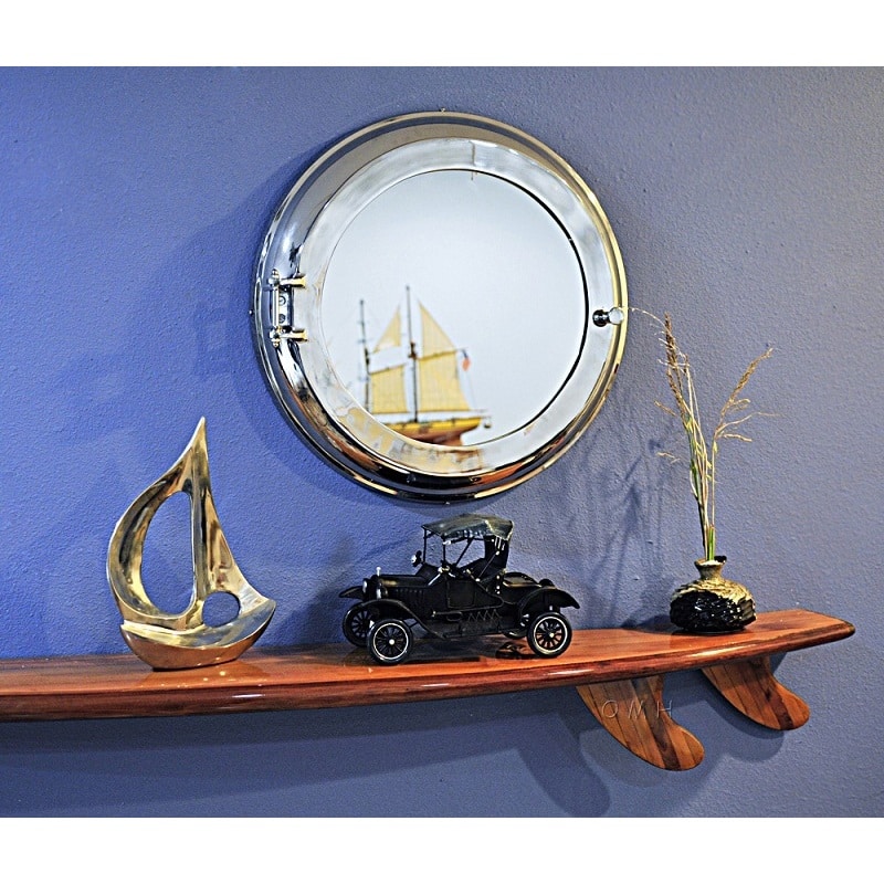 Aluminum Wall Mirror with Storage