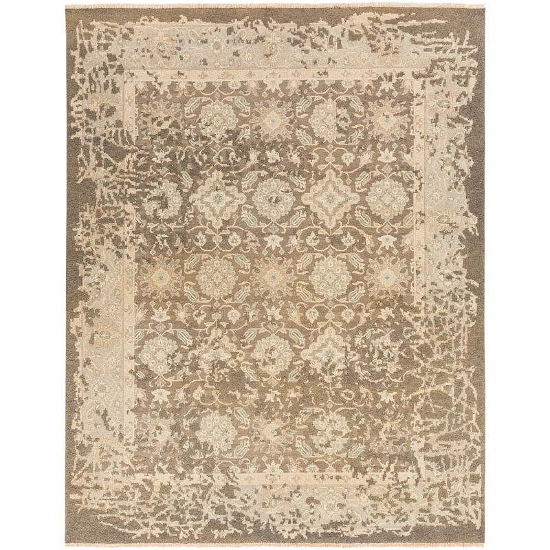 Hand Knotted Pan Wool/Cotton Area Rug - 6' x 9' - 6' x 9' - Beige