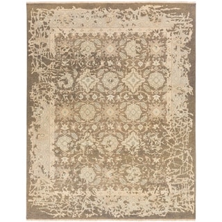 Hand Knotted Pan Wool/Cotton Area Rug - 6' x 9'