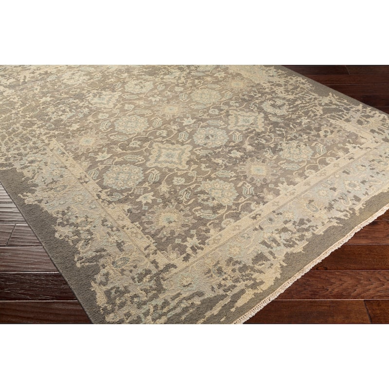 Hand Knotted Pan Wool/Cotton Area Rug - 6' x 9'
