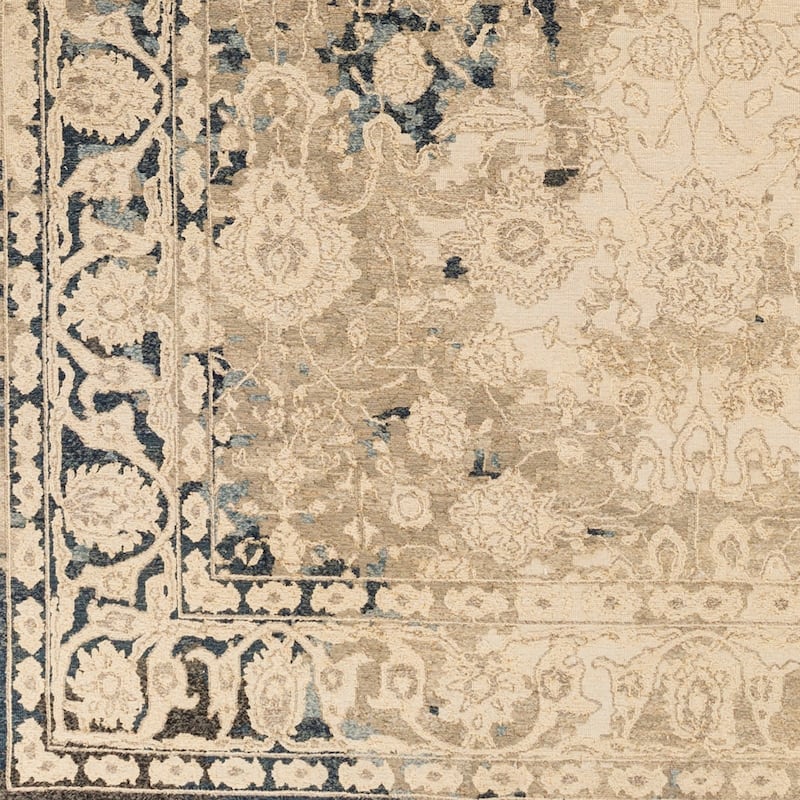 Hand Knotted Parliament Wool/Cotton Area Rug - 2' x 3'