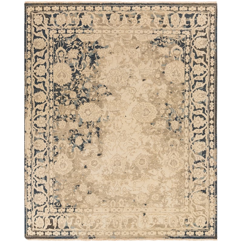 Hand Knotted Parliament Wool/Cotton Area Rug - 2' x 3' - 2' x 3' - Camel