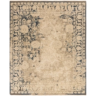 Hand Knotted Parliament Wool/Cotton Area Rug - 2' x 3'