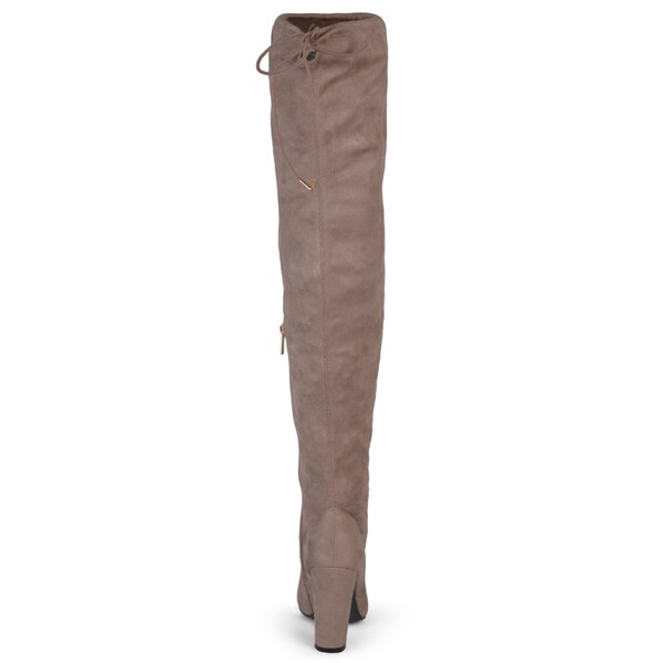 journee collection maya wide calf thigh high boot