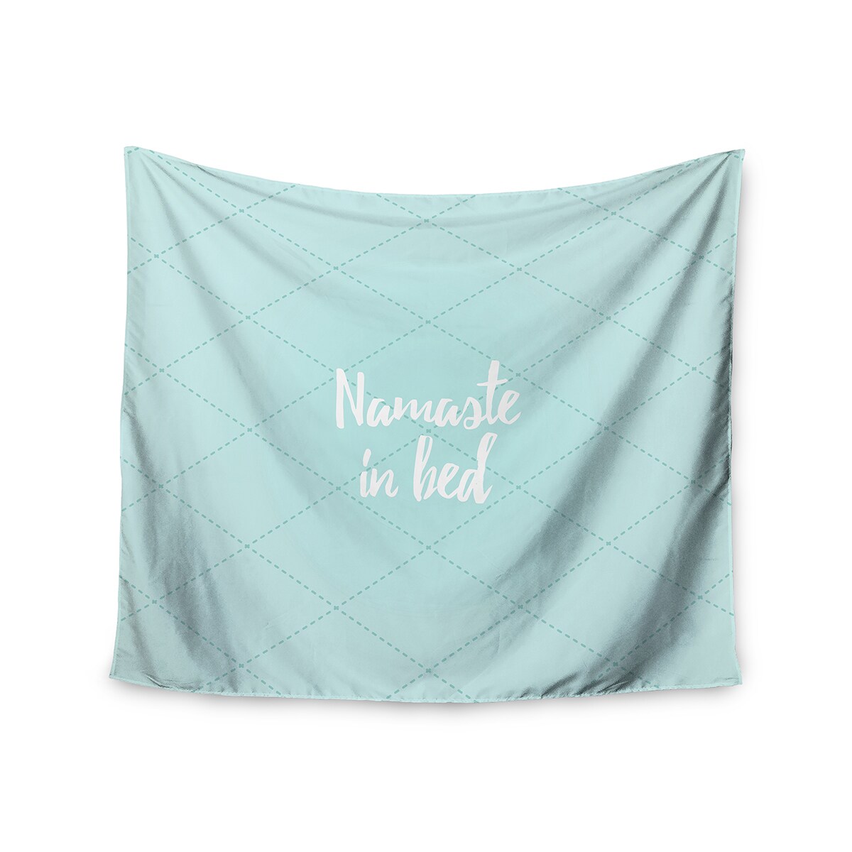 51 X 60 Kess InHouse Kess Original Namaste Blue Wall Tapestry 51 X 60 Kess InHouse Kess Original Namaste Blue Wall Tapestry
